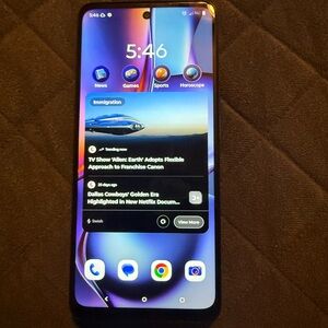 Motorola Smartphone with Black Frame